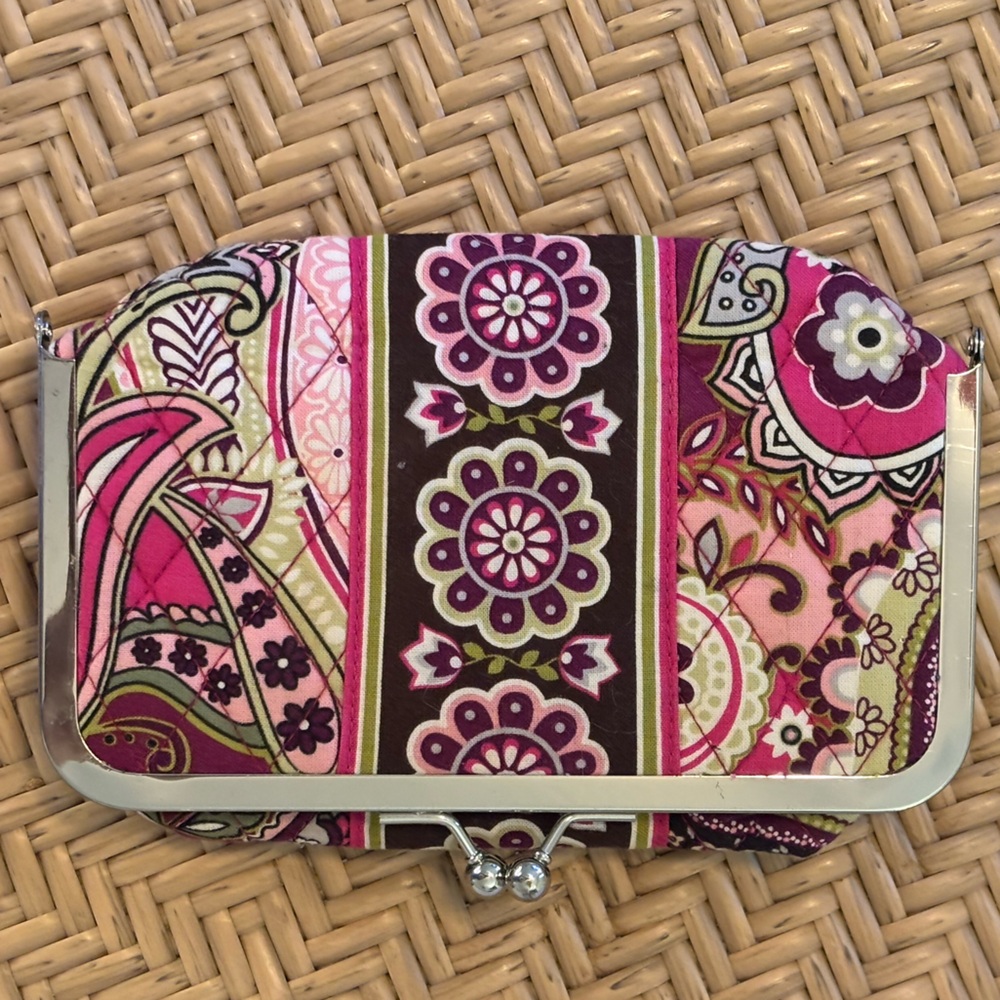 Vera Bradley Pink Brown Paisley bag